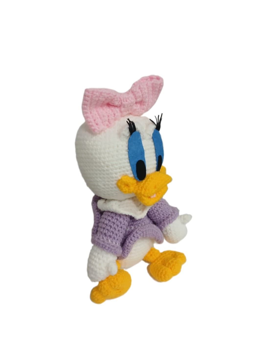 Peluche daisy hecho a mano a ganchillo (amigurumi).Ficha técnica: - Imagen 2