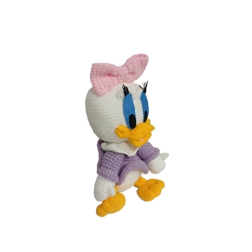 Peluche daisy hecho a mano a ganchillo (amigurumi).Ficha técnica: - Imagen 2