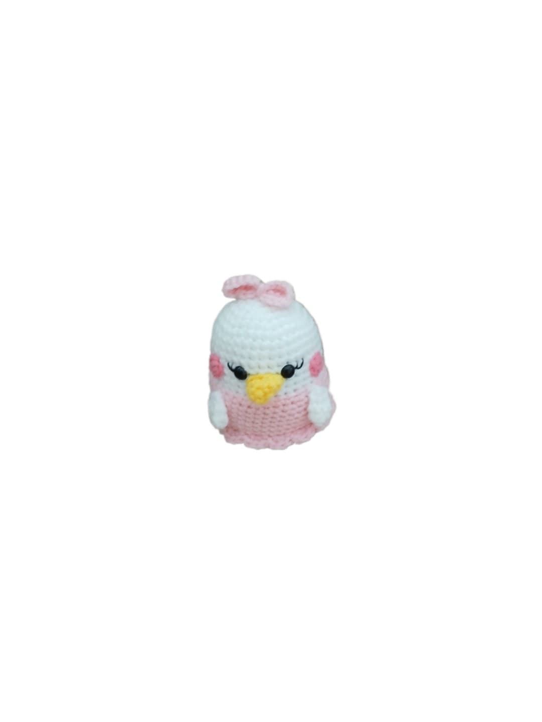 Peluche daisy hecho a mano a ganchillo (amigurumi). - Imagen 1