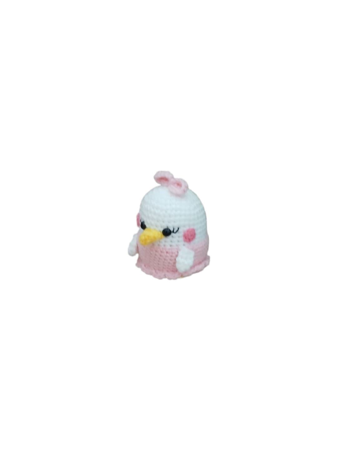 Peluche daisy hecho a mano a ganchillo (amigurumi). - Imagen 2