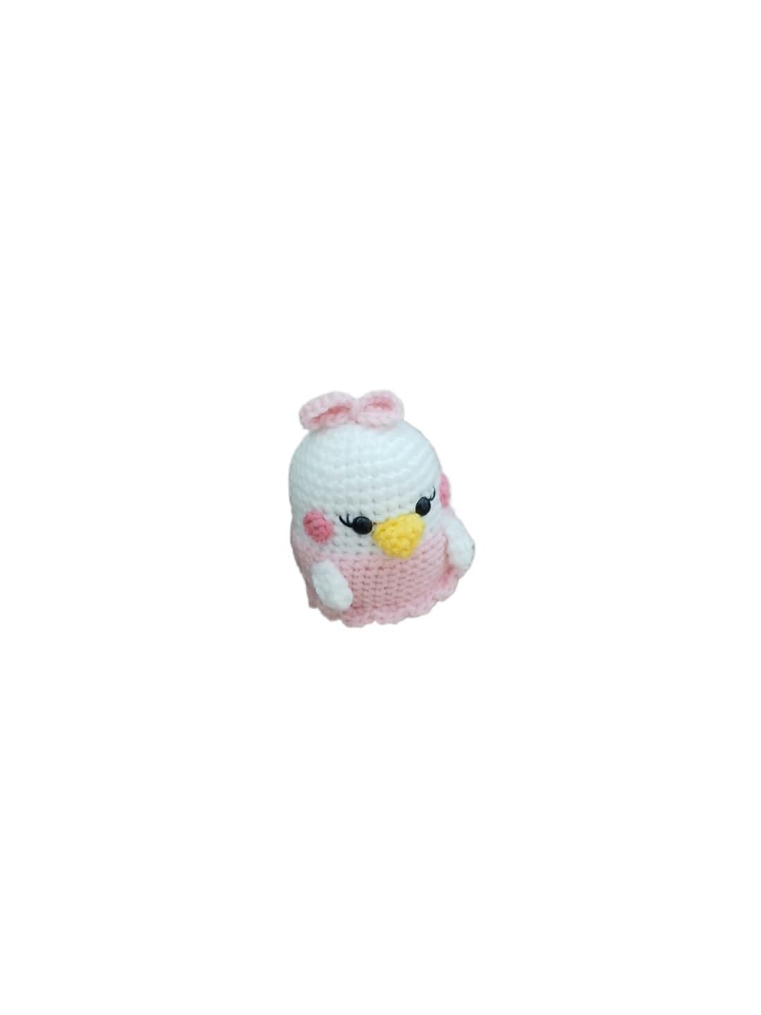 Peluche daisy hecho a mano a ganchillo (amigurumi). - Imagen 3
