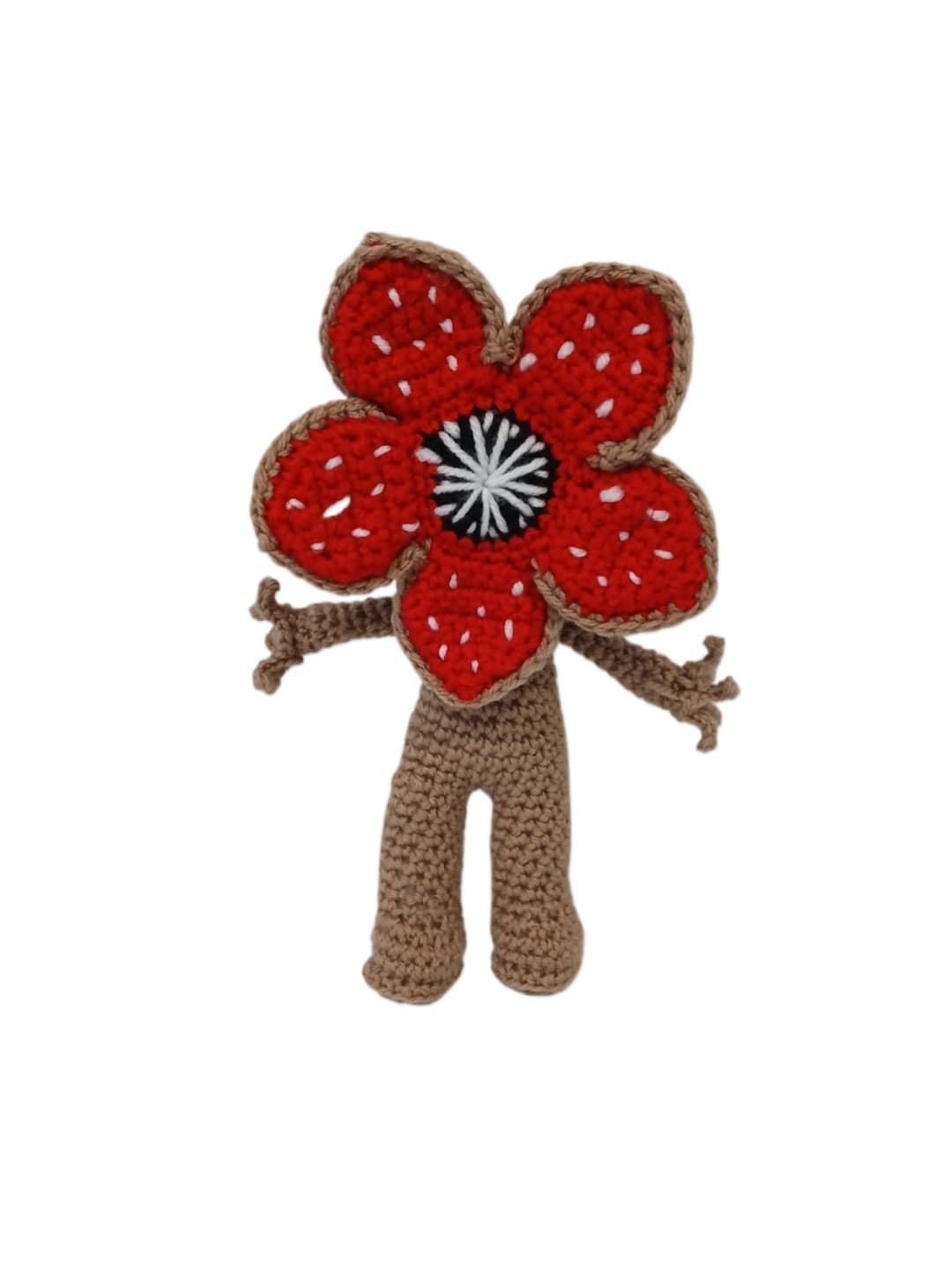 Peluche demogorgon serie netflix stranger things hecho a mano a ganchillo (amigurumi). - Imagen 1