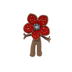 Peluche demogorgon serie netflix stranger things hecho a mano a ganchillo (amigurumi). - Imagen 1