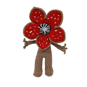 Peluche demogorgon serie netflix stranger things hecho a mano a ganchillo (amigurumi). - Imagen 1