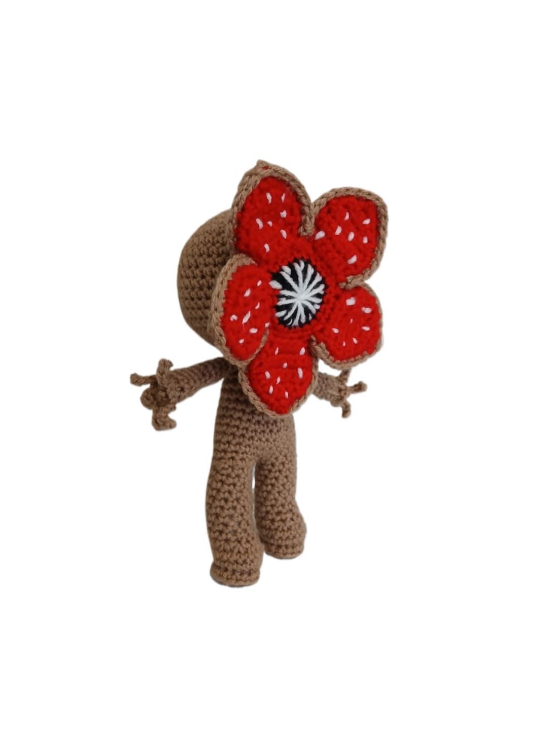 Peluche demogorgon serie netflix stranger things hecho a mano a ganchillo (amigurumi). - Imagen 2