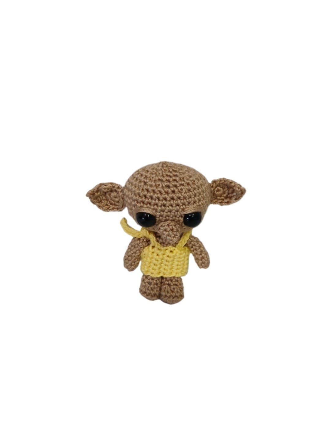 Peluche dobby harry potter hecha a mano a ganchillo (amigurumi). - Imagen 1