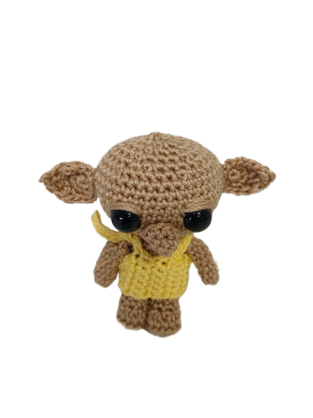 Peluche dobby harry potter hecha a mano a ganchillo (amigurumi). - Imagen 4