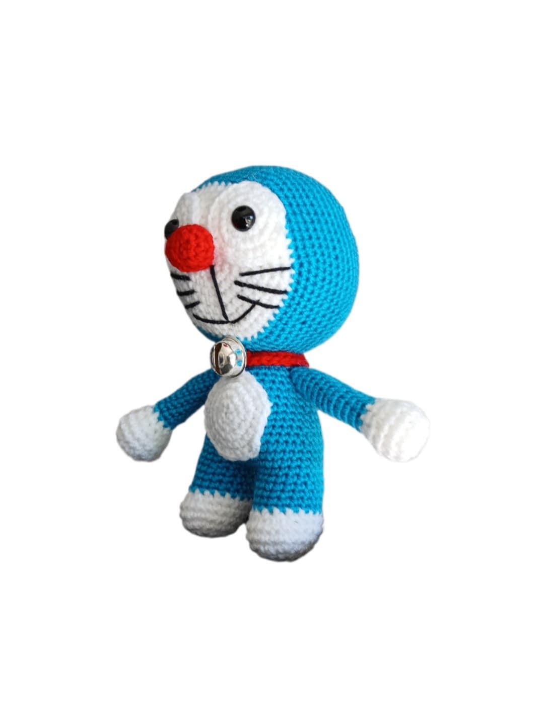 Peluche doraemon hecho a mano a ganchillo (amigurumi). - Imagen 3