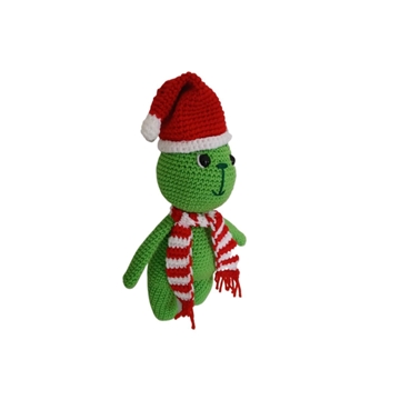 Peluche el grinch navidad navideño hecho a mano a ganchillo (amigurumi). - Imagen 2