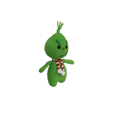 Peluche el grinch navidad navideño hecho a mano a ganchillo (amigurumi). - Imagen 2