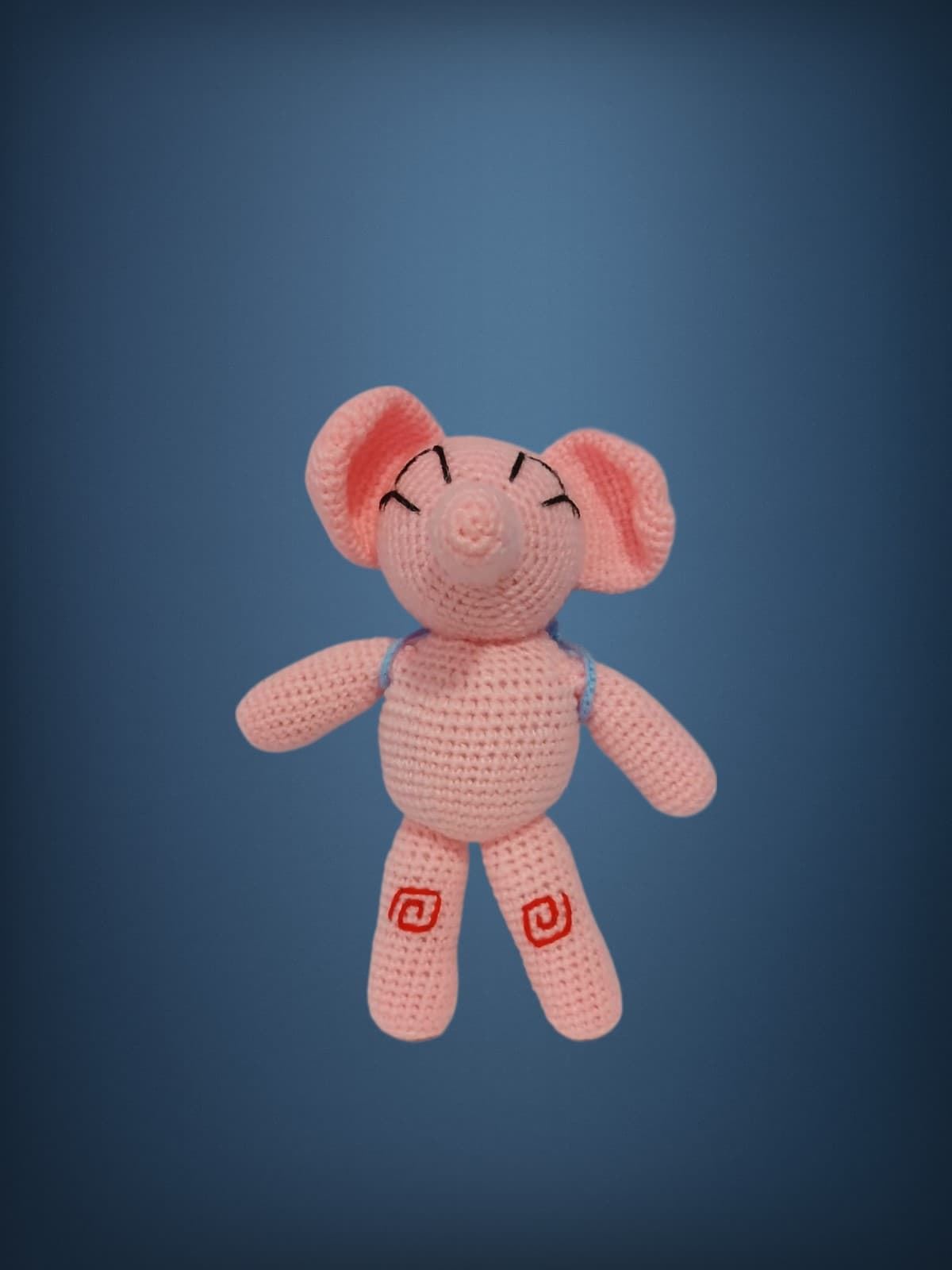 Peluche elly pocoyo hecho a mano a ganchillo (amigurumi). - Imagen 1