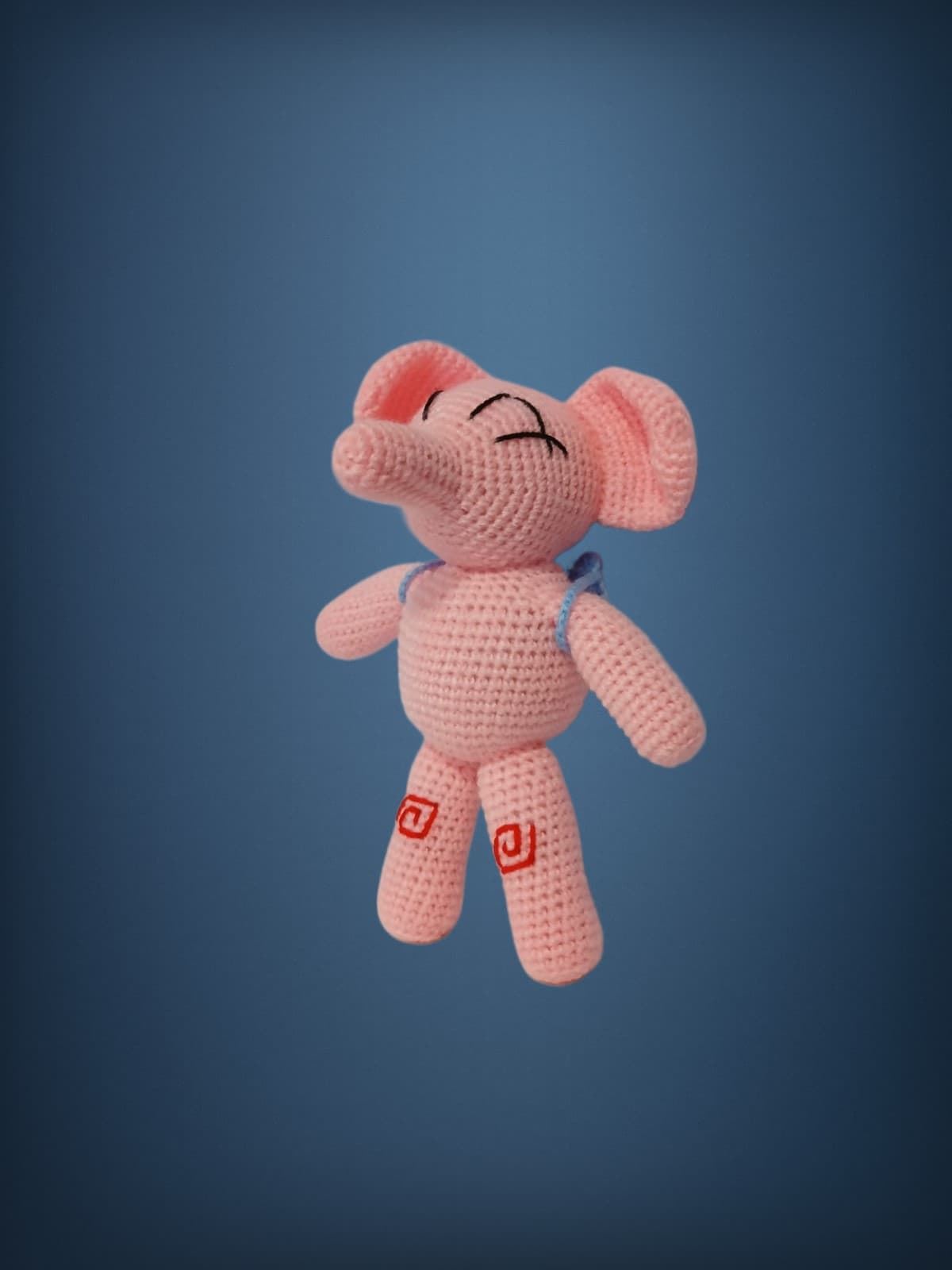 Peluche elly pocoyo hecho a mano a ganchillo (amigurumi). - Imagen 2