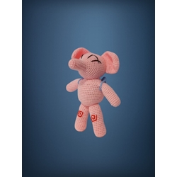 Peluche elly pocoyo hecho a mano a ganchillo (amigurumi). - Imagen 2
