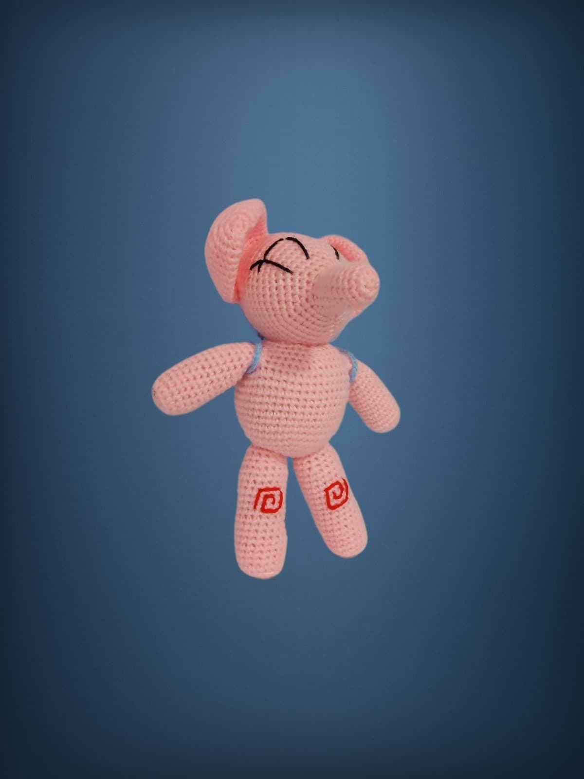 Peluche elly pocoyo hecho a mano a ganchillo (amigurumi). - Imagen 3