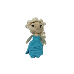 Peluche elsa princesa frozen hecha a mano a ganchillo (amigurumi). - Imagen 1