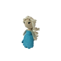 Peluche elsa princesa frozen hecha a mano a ganchillo (amigurumi). - Imagen 2