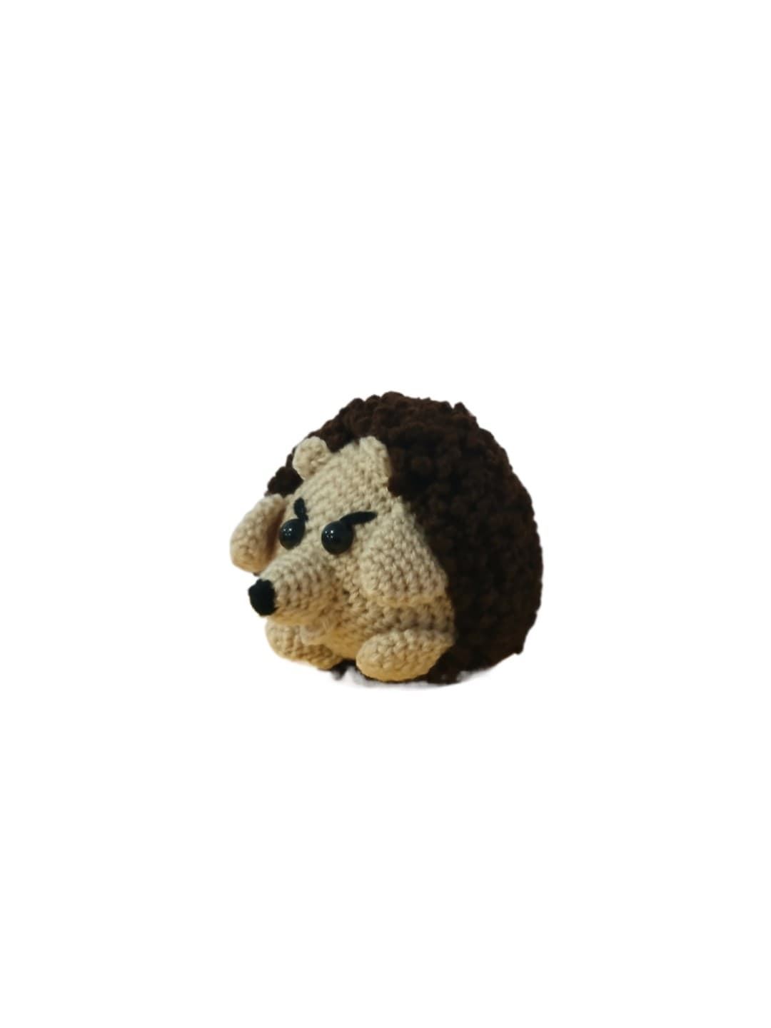 Peluche erizo hecha a mano a ganchillo (amigurumi). - Imagen 3