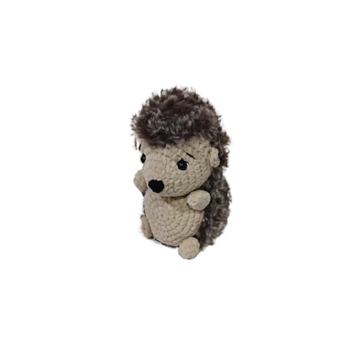 Peluche erizo lana chenille hecho a mano a ganchillo (amigurumi). - Imagen 2