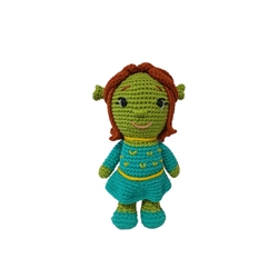 Peluche fiona shrek hecho a mano a ganchillo (amigurumi). - Imagen 1