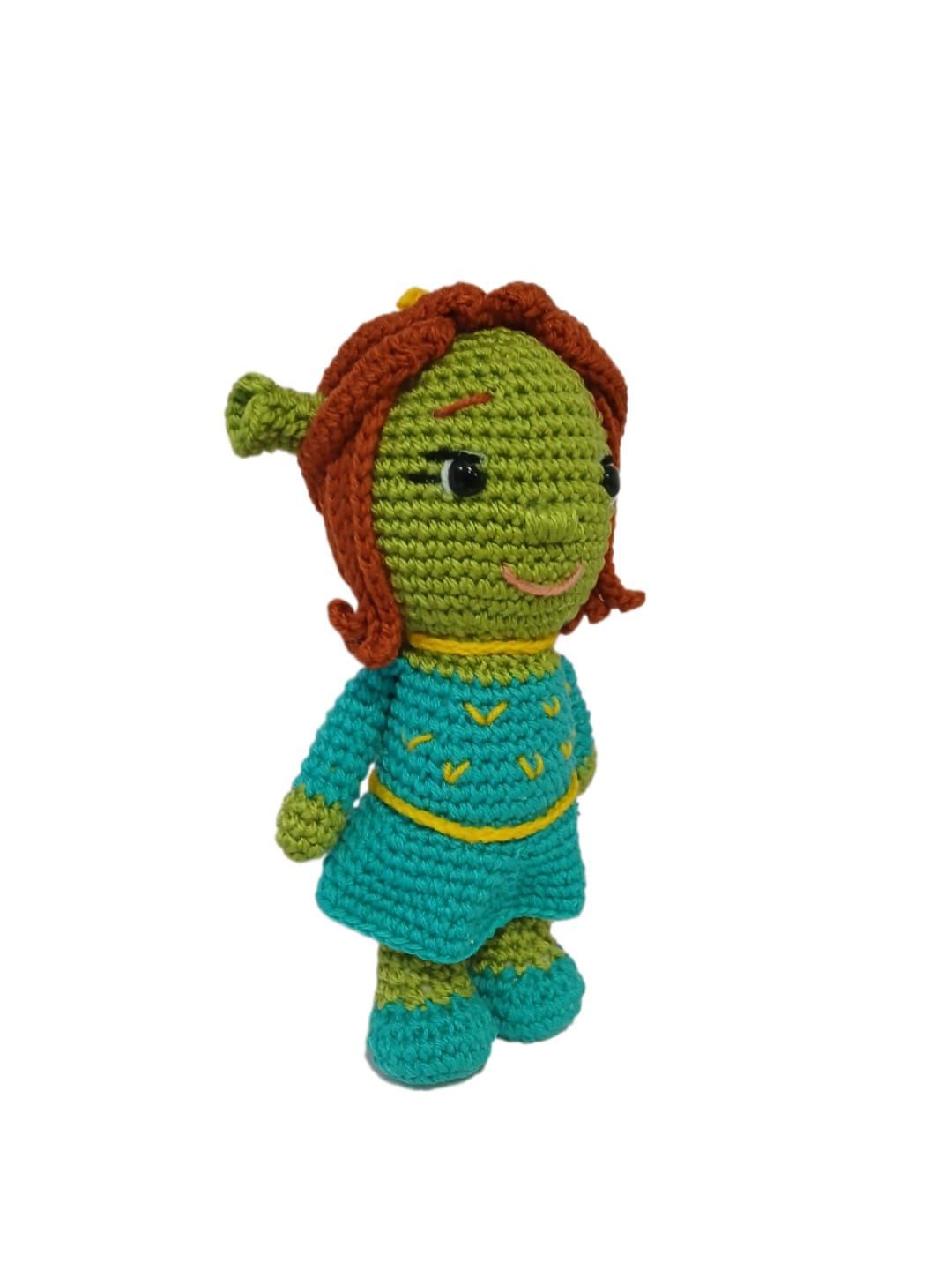 Peluche fiona shrek hecho a mano a ganchillo (amigurumi). - Imagen 3