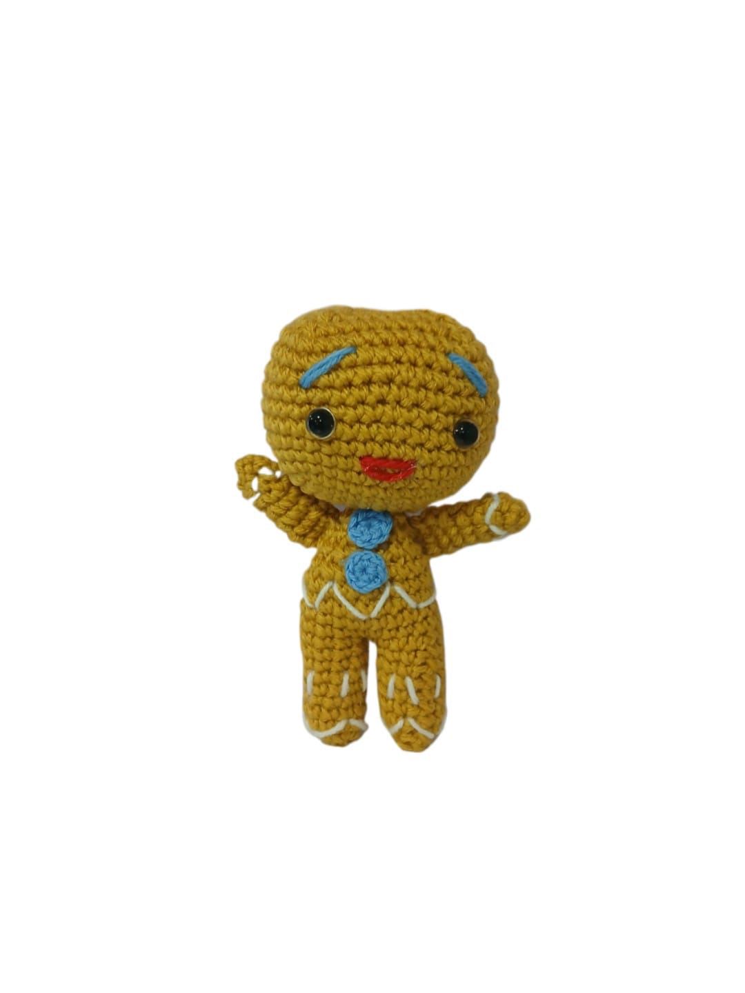 Peluche galleta shrek hecho a mano a ganchillo (amigurumi). - Imagen 1