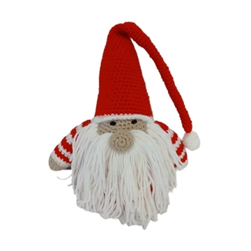 Peluche gnomo  navideño navidad hecho a mano a ganchillo (amigurumi). - Imagen 1