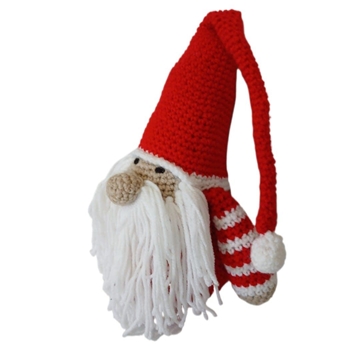 Peluche gnomo  navideño navidad hecho a mano a ganchillo (amigurumi). - Imagen 2