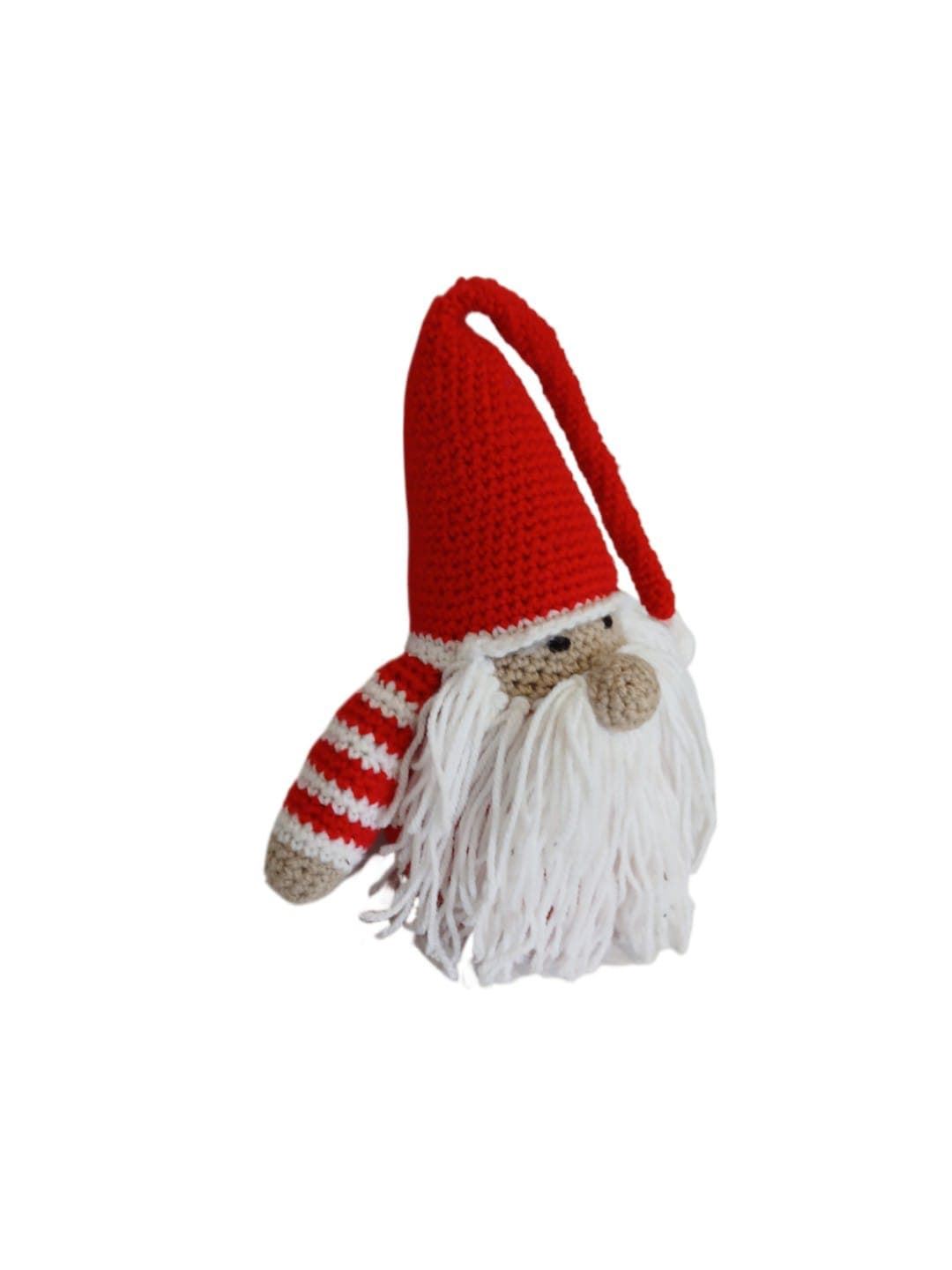 Peluche gnomo  navideño navidad hecho a mano a ganchillo (amigurumi). - Imagen 3