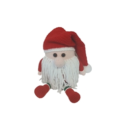 Peluche gnomo navideño navidad hecho a mano a ganchillo (amigurumi). - Imagen 1