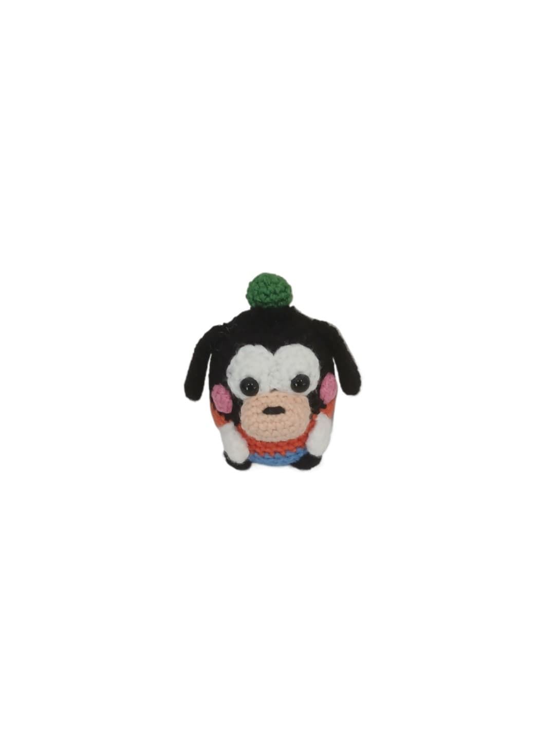 Peluche goofy mini hecho a mano a ganchillo (amigurumi). - Imagen 1