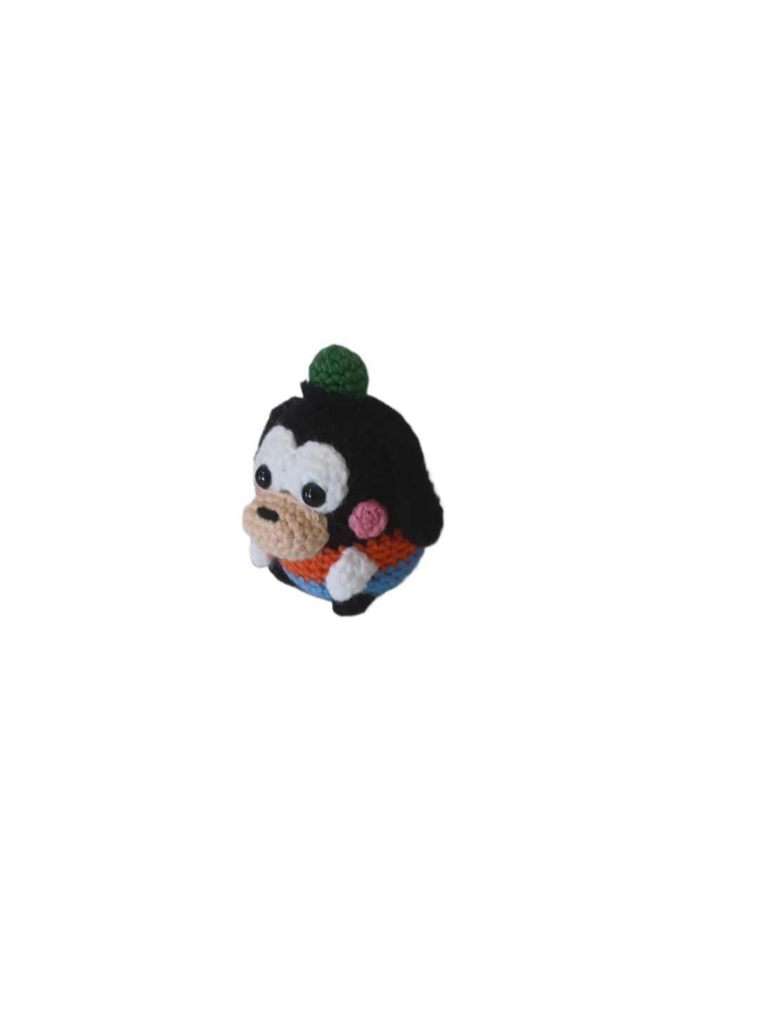 Peluche goofy mini hecho a mano a ganchillo (amigurumi). - Imagen 3