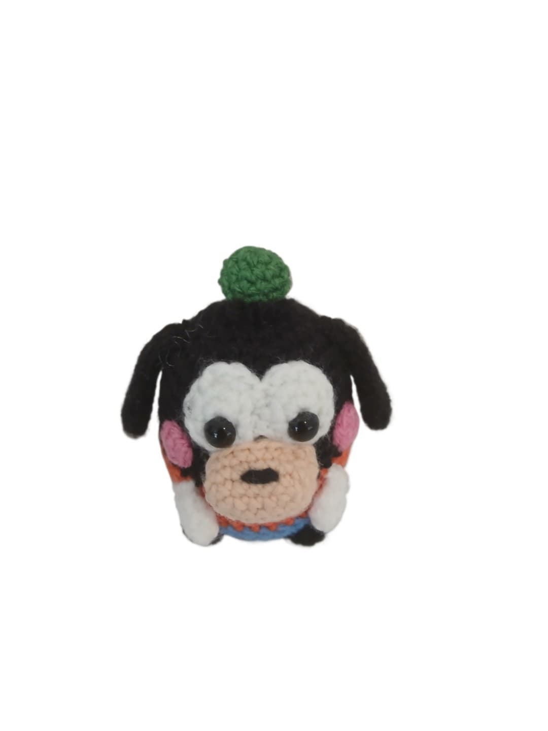 Peluche goofy mini hecho a mano a ganchillo (amigurumi). - Imagen 4