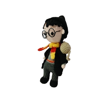 Peluche Harry potter hecho a mano a ganchillo (amigurumi). - Imagen 2