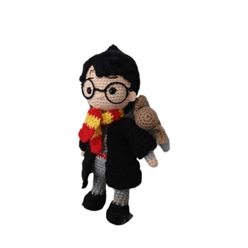 Peluche Harry potter hecho a mano a ganchillo (amigurumi). - Imagen 2