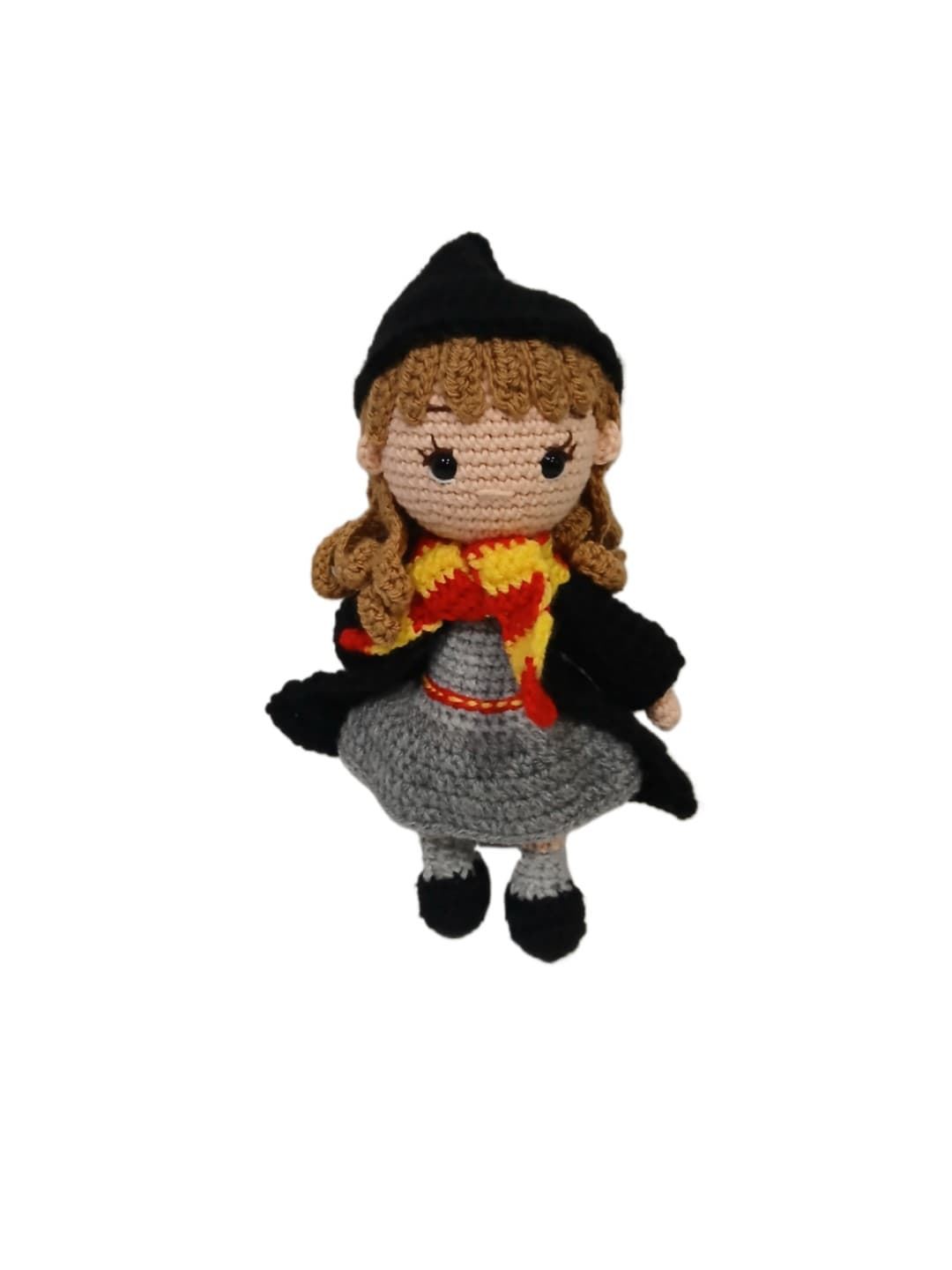Peluche Hermione Harry potter hecho a mano a ganchillo (amigurumi). - Imagen 1