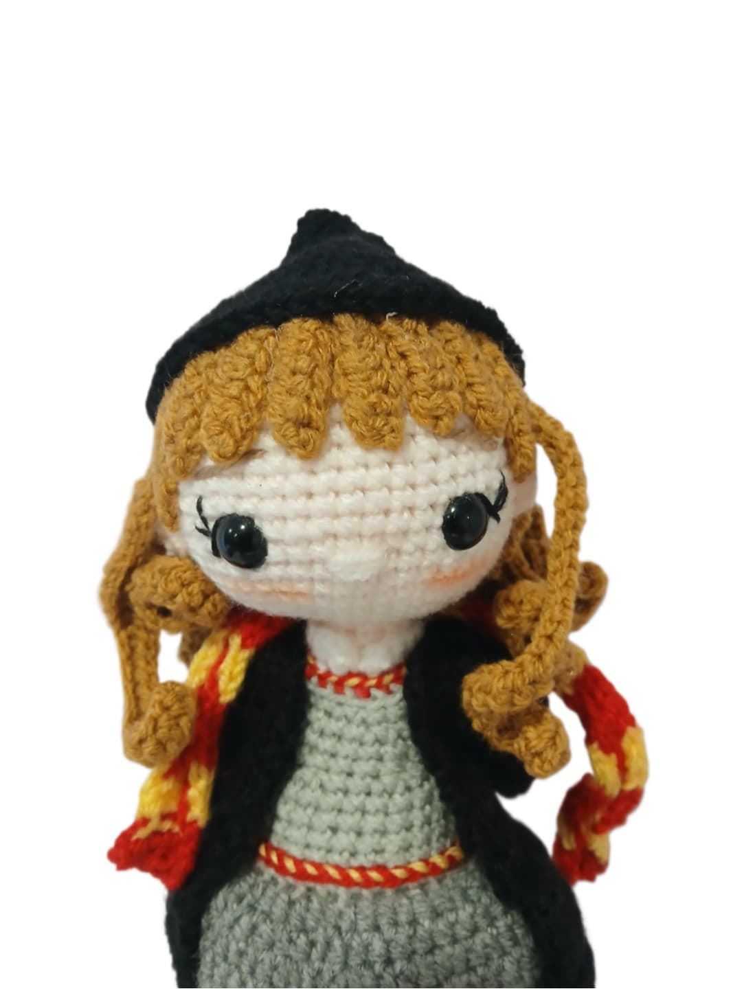 Peluche Hermione Harry potter hecho a mano a ganchillo (amigurumi). - Imagen 5