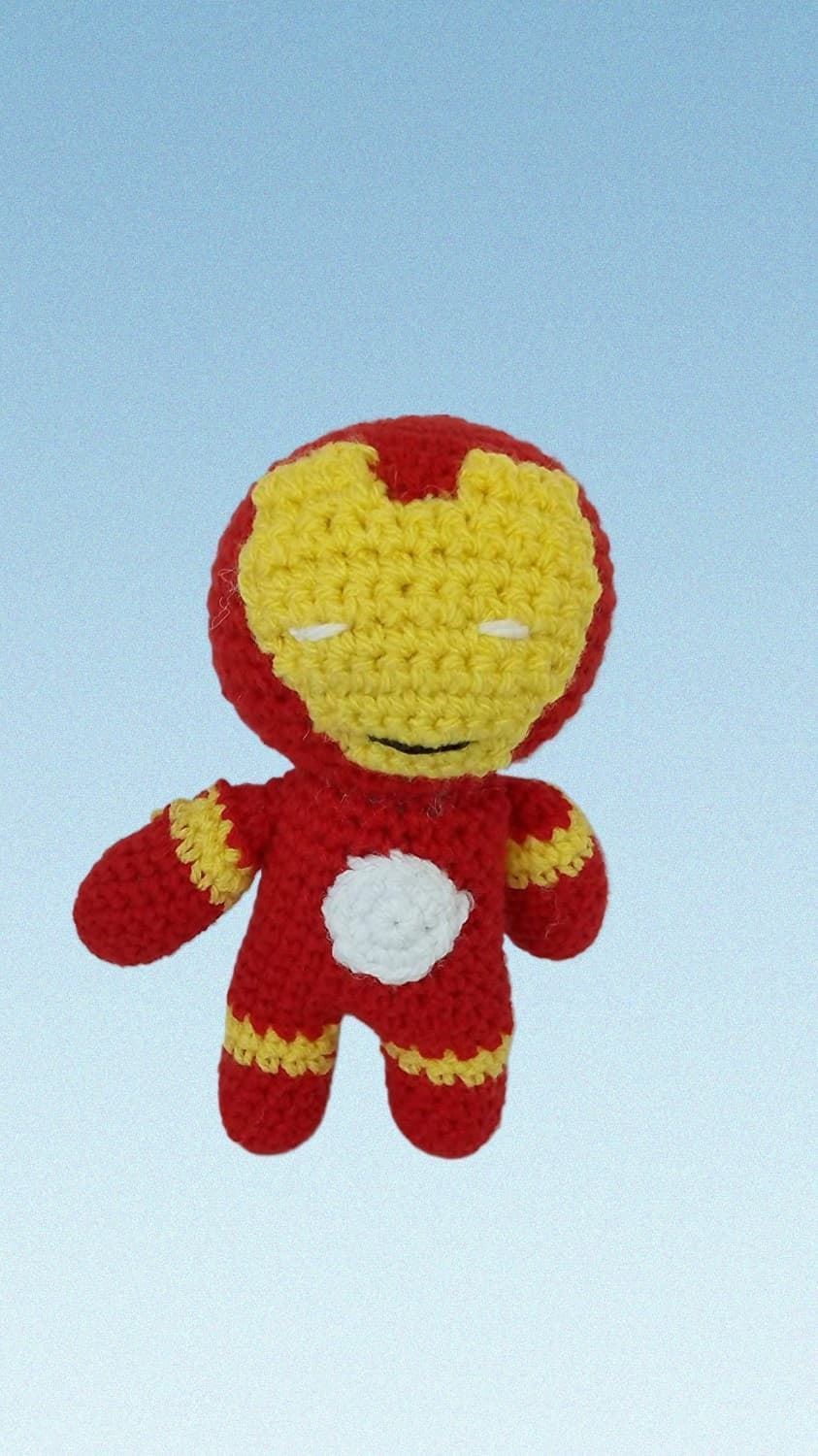 Peluche Ironman amigurumi - Imagen 1