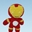Peluche Ironman amigurumi - Imagen 1