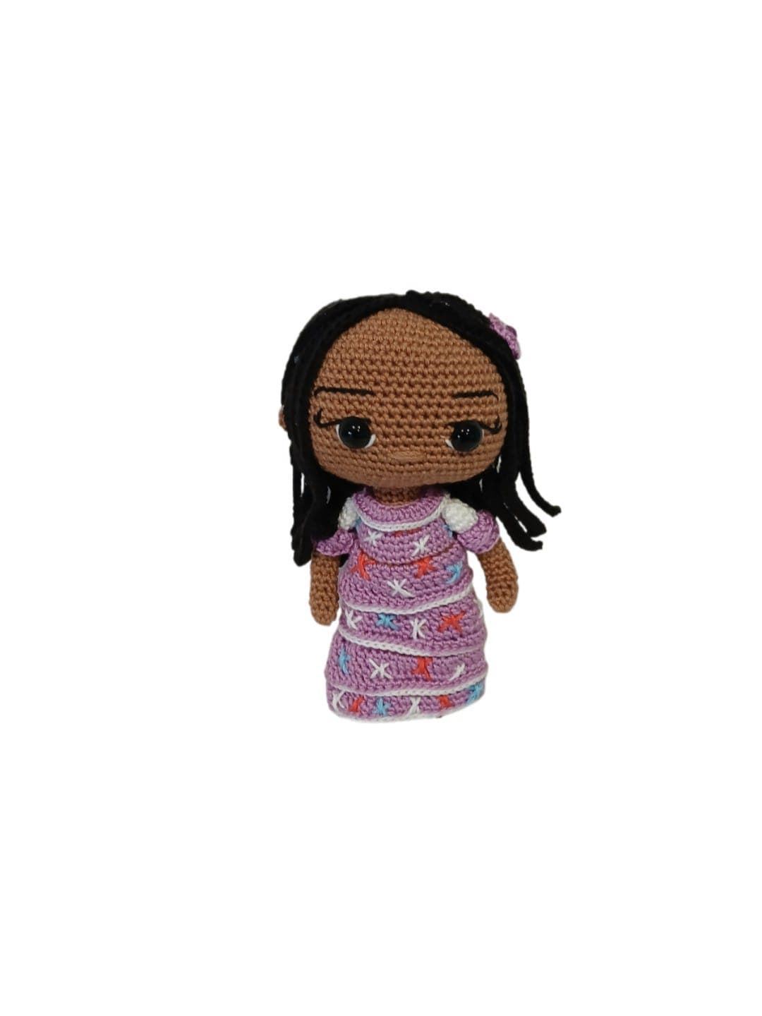 Peluche Isabela Madrigal película disney encanto hecha a mano a ganchillo (amigurumi). - Imagen 1