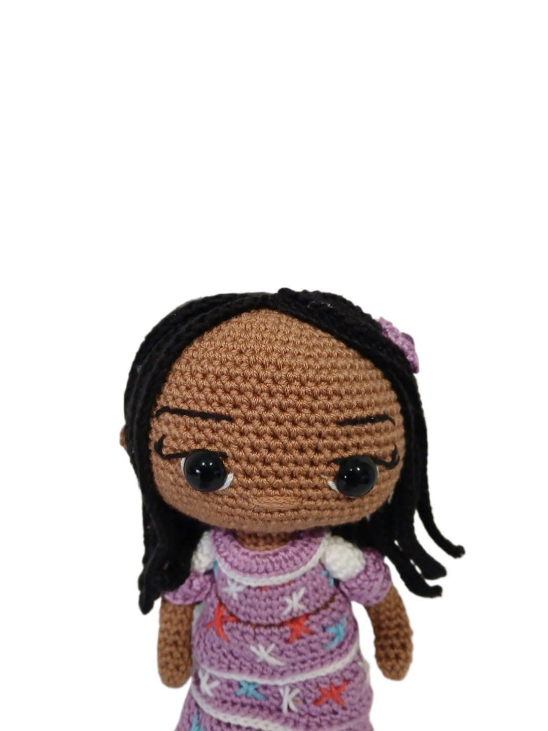 Peluche Isabela Madrigal película disney encanto hecha a mano a ganchillo (amigurumi). - Imagen 3