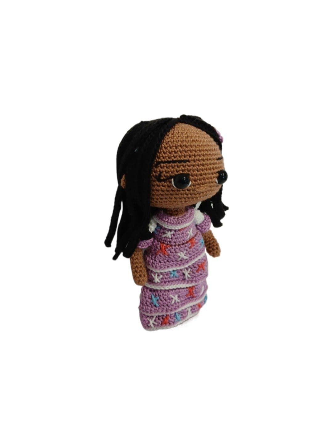 Peluche Isabela Madrigal película disney encanto hecha a mano a ganchillo (amigurumi). - Imagen 4