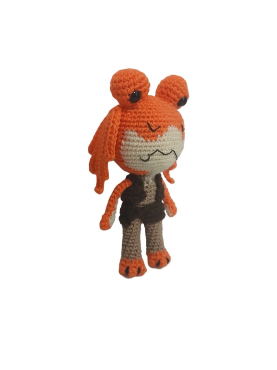 Peluche jar jar binks star wars hecho a mano a ganchillo (amigurumi). - Imagen 2