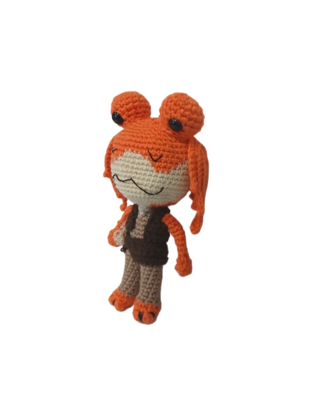 Peluche jar jar binks star wars hecho a mano a ganchillo (amigurumi). - Imagen 3