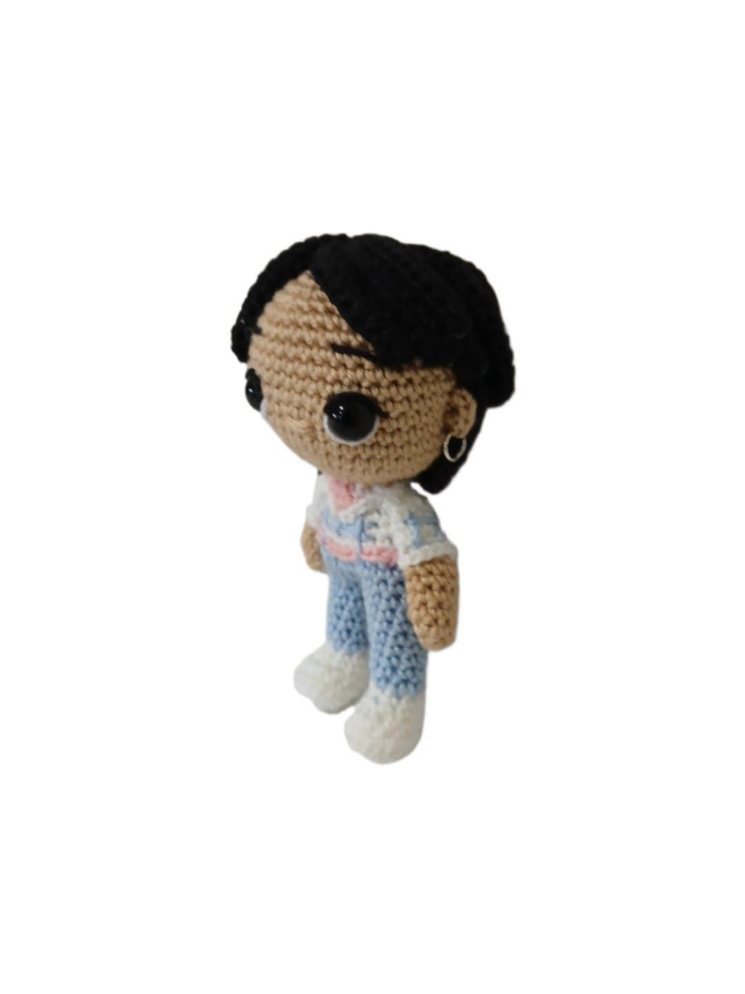Peluche Jinu saja boys hecho a mano a ganchillo (amigurumi). - Imagen 3