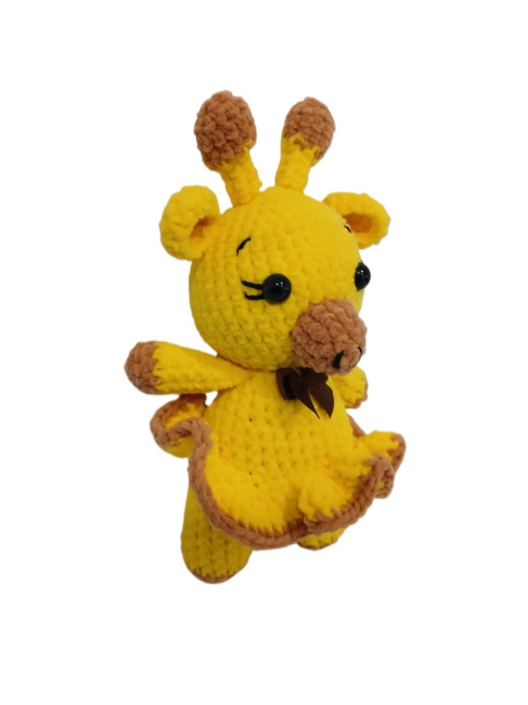 Peluche jirafa hecha a mano a ganchillo (amigurumi). - Imagen 2