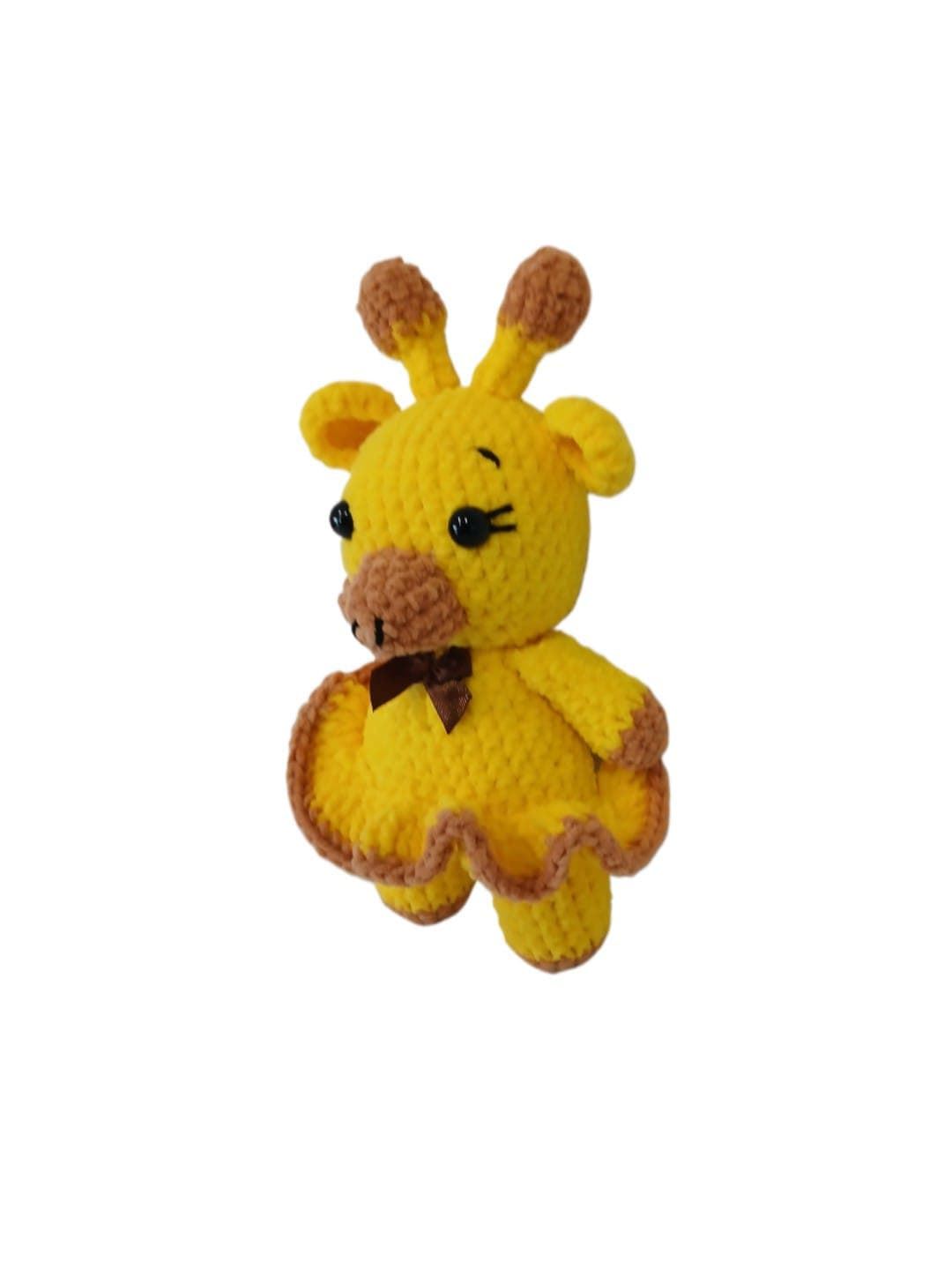 Peluche jirafa hecha a mano a ganchillo (amigurumi). - Imagen 3