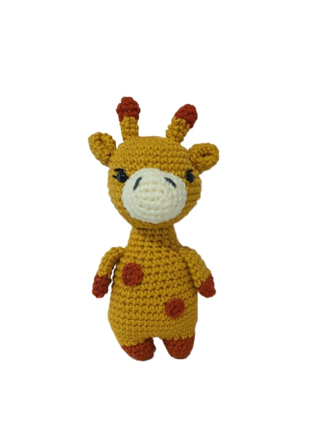 Peluche jirafahecha a mano a ganchillo (amigurumi). - Imagen 1