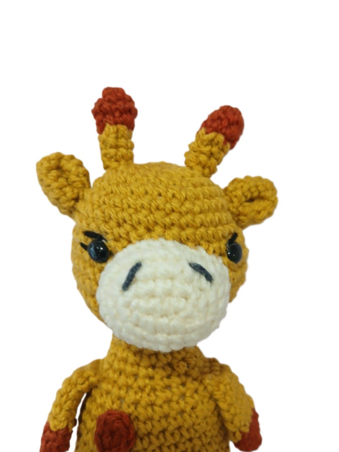 Peluche jirafahecha a mano a ganchillo (amigurumi). - Imagen 4