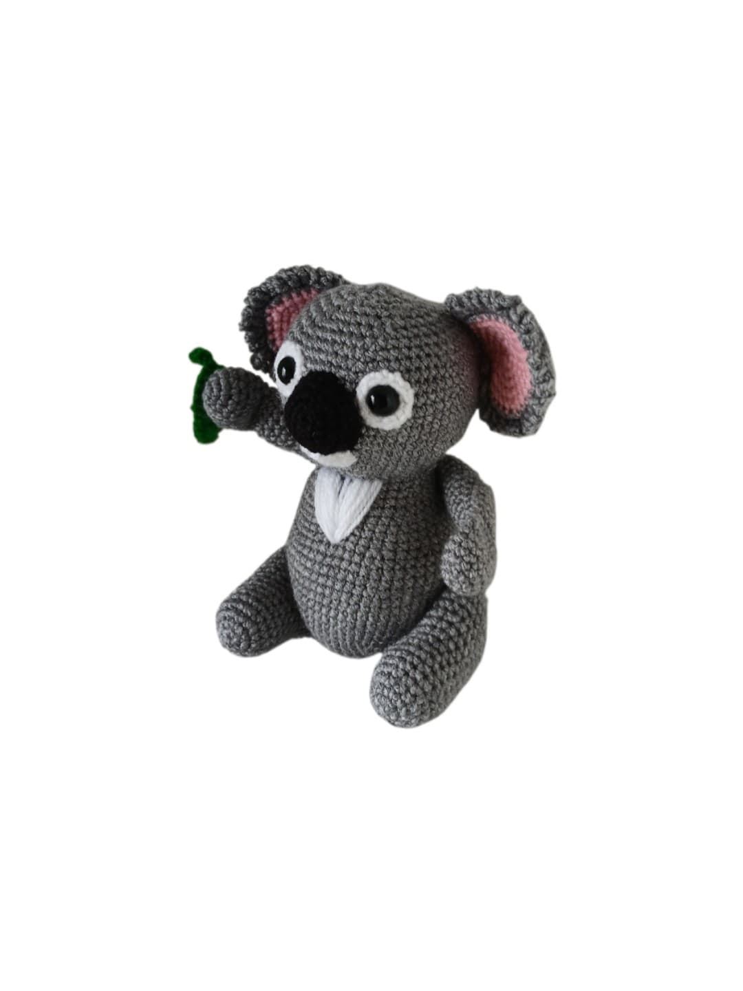 Peluche koala hecho a mano a ganchillo (amigurumi). - Imagen 2
