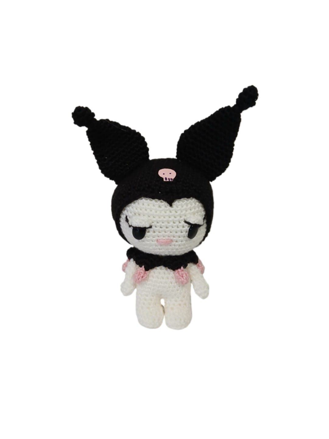 Peluche kuromi hecho a mano a ganchillo (amigurumi). - Imagen 1